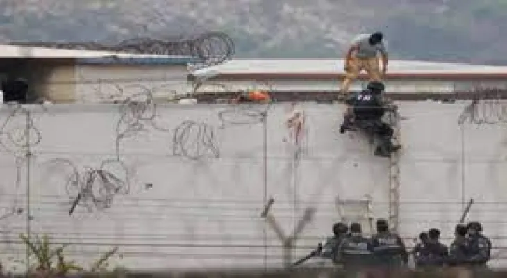 Riots inside a prison in Ecuador leave 15 dead