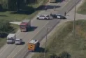 Two schools in Caledon were evacuated while police warn people to avoid the area