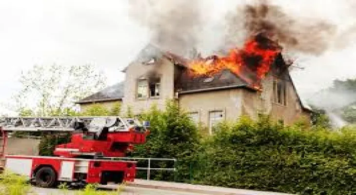 Sudbury fire crews control a house fire on Sunday morning