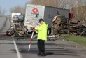 Pedestrian killed in collision with a transport truck on 401 near Kingston