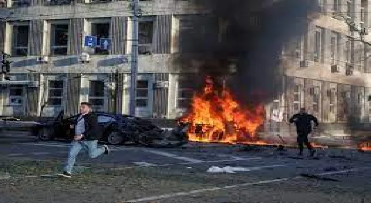 Russia bombs the German consulate in Kyiv