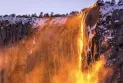 The flow of fire waterfalls in America causes panic.. Know the full truth