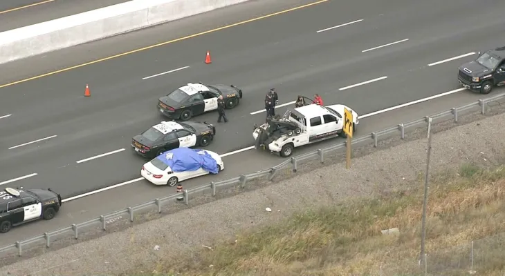 A man dies as a result of a collision with a flying car wheel on the highway near Toronto