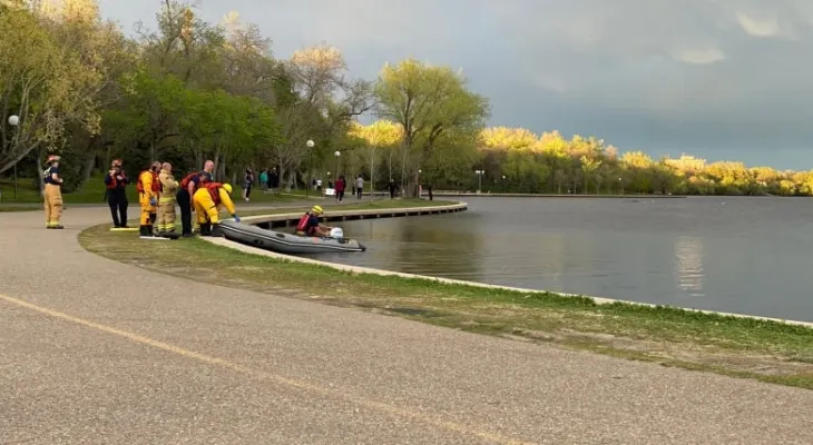 Recovery of a body from Waskana Lake and investigations are still ongoing