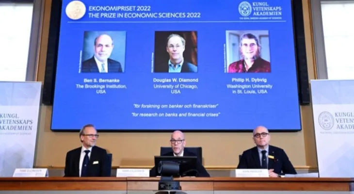 Nobel Prize in Economics awarded to three Americans for their research related to banks and financial crises