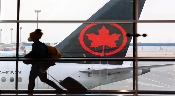 Decline in Canadian Airlines revenues