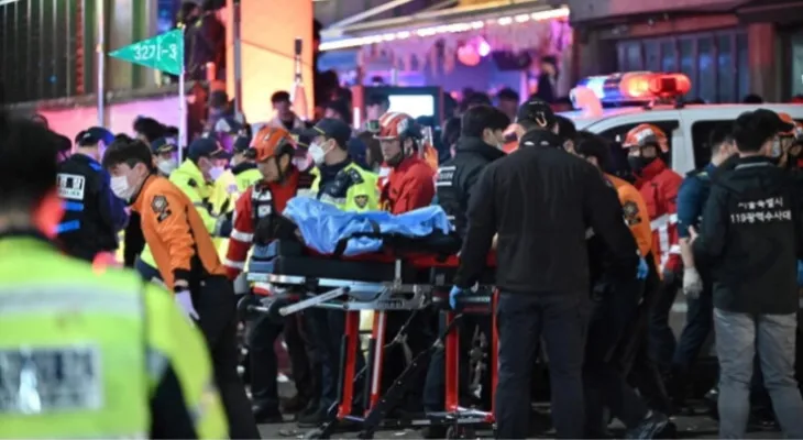 At least 120 dead in a stampede during Halloween celebrations in the South Korean capital Seoul