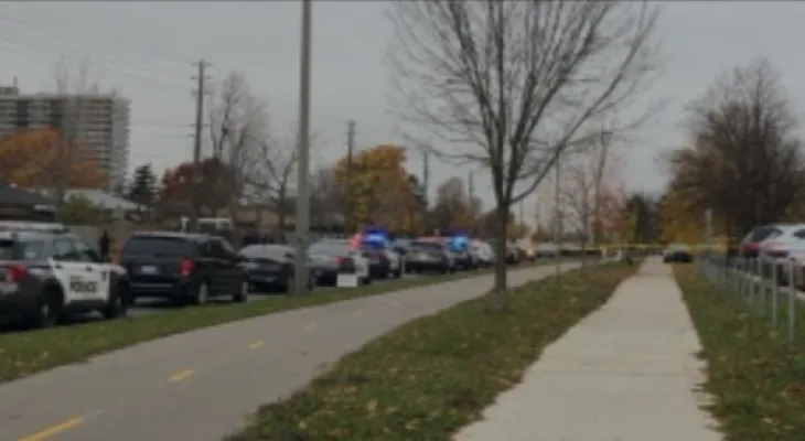 Death of a man and another transferred to hospital after shooting outside Scarborough High School