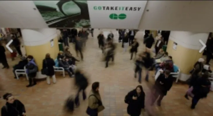 The GO bus service was suspended as the operators and station officials abandoned their duties.