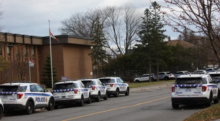 Four people arrested at Ottawa High School on charges of possession of a weapon
