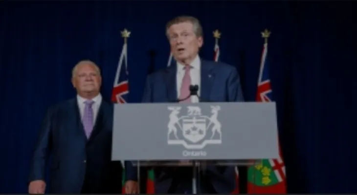 Toronto mayor calls for "immediate funding" to help prevent service disruption and layoffs