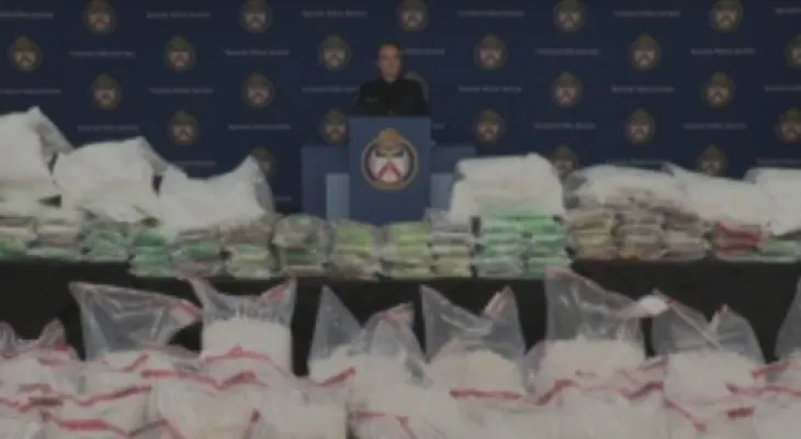 Toronto: Police seized drugs worth 58 million dollars