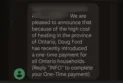 Ontario warns citizens of text message scams