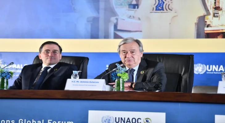 Guterres: The Alliance of Civilizations.. Morocco has always supported interfaith dialogue and been a pioneer in combating extremism
