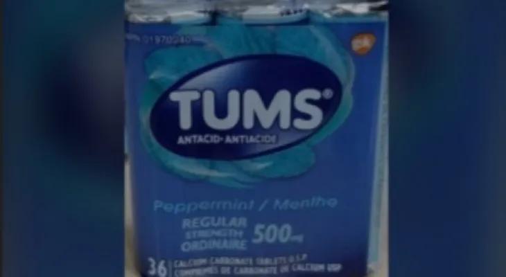Tums antacid tablets will be withdrawn due to containing glass fiber and paper fragments.