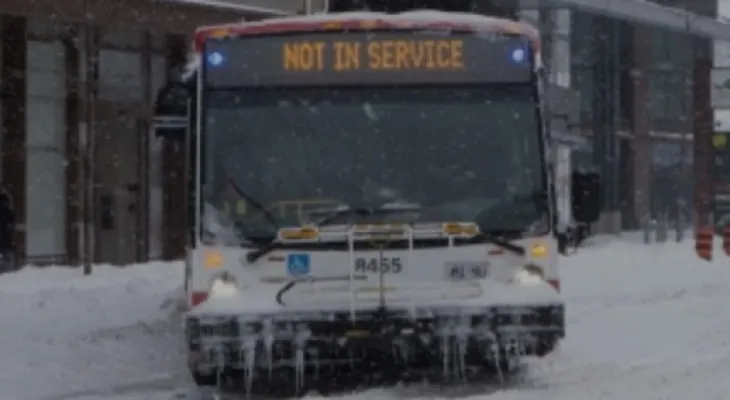 Toronto: 41 bus stations closed due to deteriorating weather conditions