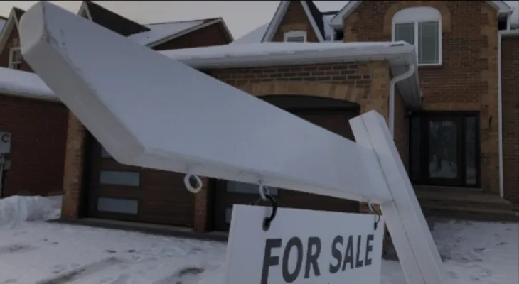 Canadian home sales drop by 40% in February compared to last year