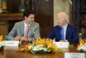 Hot files before the American president in his meeting with the Canadian prime minister