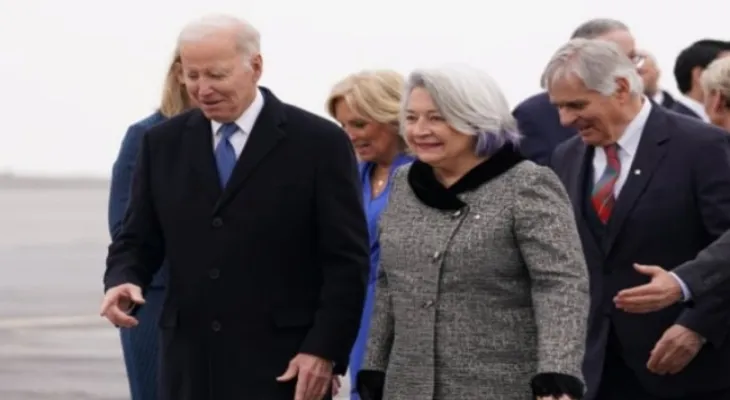 US President Joe Biden arrives in Ottawa for a two-day working visit