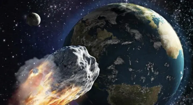 A massive asteroid will pass between the Earth and the Moon soon.. its impact is devastating