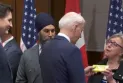 During his recent visit... A Canadian official gifted Biden chocolate made by a Syrian refugee family