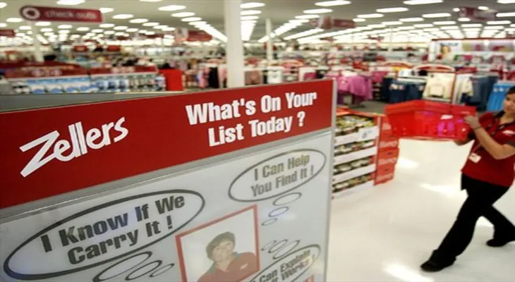 Announcement of the opening date of all four Zellers stores in British Columbia