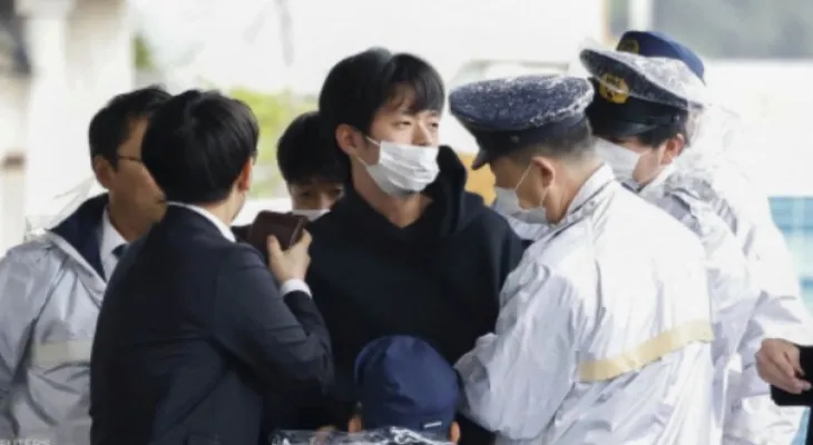 "Explosion" during a speech by the Japanese Prime Minister at a fishing port