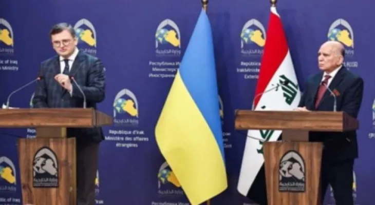 Ukrainian Foreign Minister in Baghdad
