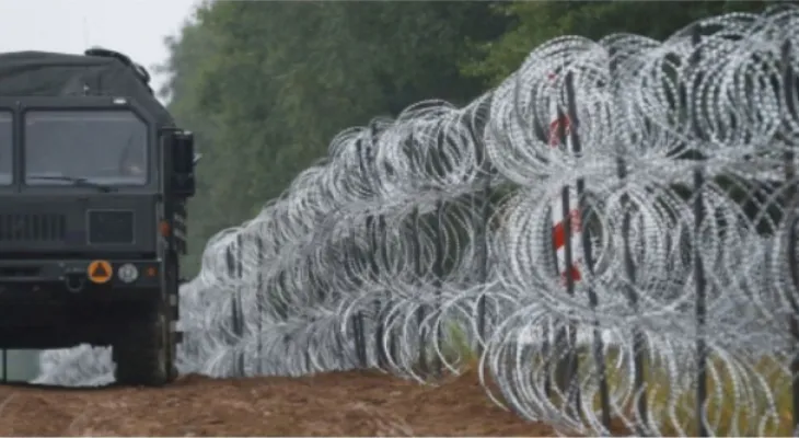 Poland builds an electronic fence on the border with Russia