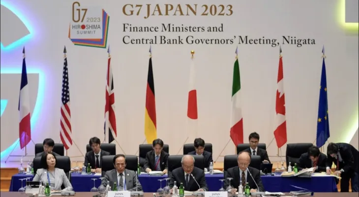 Finance ministers of the G7 conclude their meetings in Japan