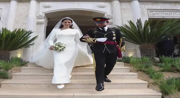 The world followed Al-Hussein's wedding ceremony, so what did his father King Abdullah II gift him?