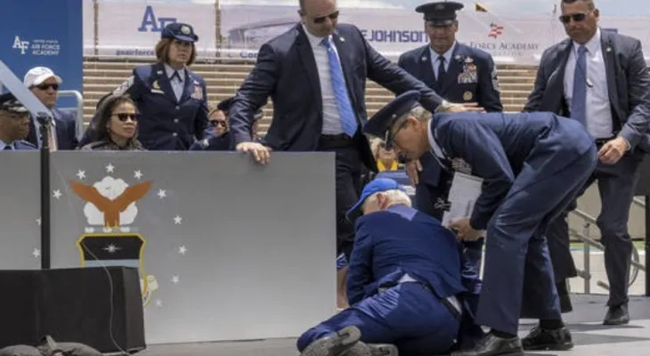 After falling to the ground, the health status of American President Joe Biden was revealed
