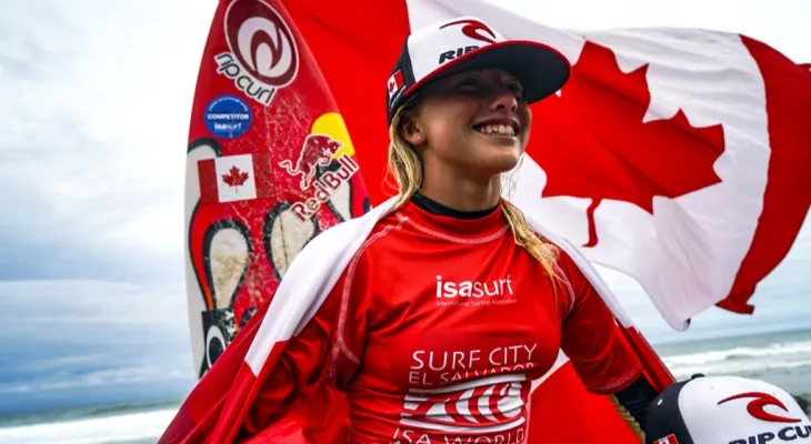 The 15-Year-Old Surfing Prodigy Pushes the Canadian Team to a New Level