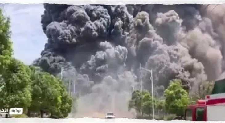 Large explosion at a chemical plant in China amid fears of casualties