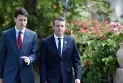 Trudeau in a phone call with Macron discusses fires in Canada and protests in France