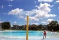 For two and a half dollars... The largest outdoor swimming pool in Canada opens its doors in Ontario