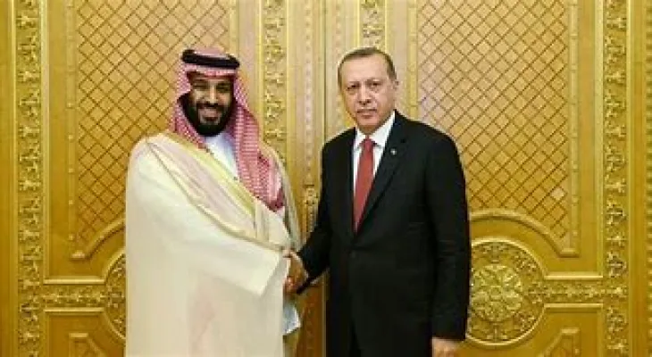 The Saudi Crown Prince and the Turkish President discuss ways of cooperation between the two countries