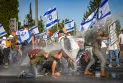 Clashes between police and Israeli protesters followed the Knesset's approval of the "Reasonableness" law.