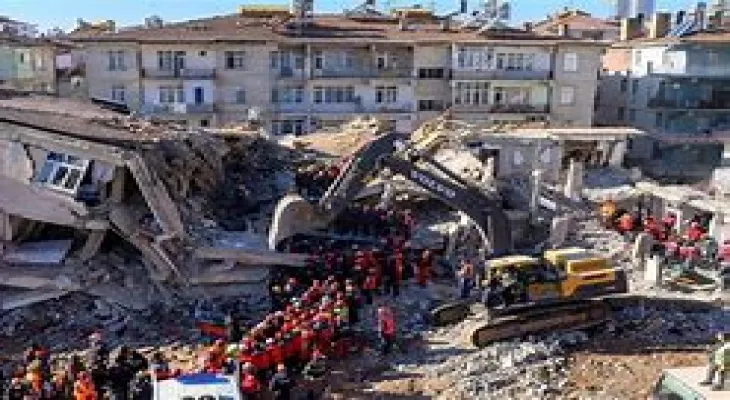 An earthquake with a magnitude of 5.5 on the Richter scale and a depth of 12 km strikes central Turkey.