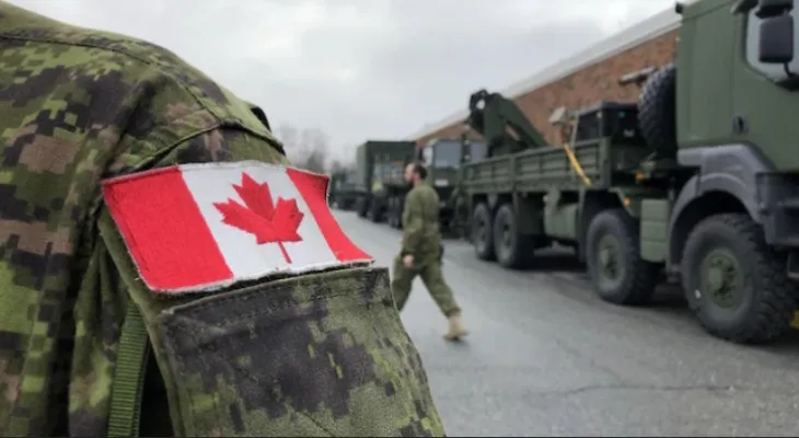 Canada commits to spending 2% of its GDP on its military.