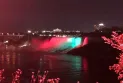 The Throne Day.. The colors of the Moroccan flag adorn Niagara Falls and the Capilano Bridge in Canada.