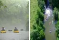 Launching kayaking tours between the towering cliffs and waterfalls near Toronto