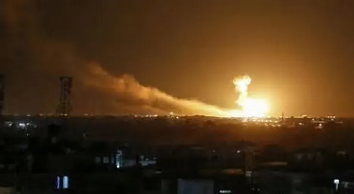 The killing of 13 and the injury of others as a result of the Israeli bombardment of targets near Damascus.