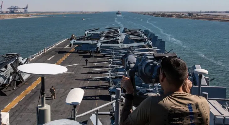 The arrival of 3,000 American soldiers to the Red Sea to deter Iran following its detention of two tankers.