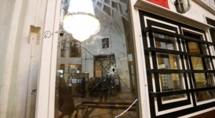 One dead and eight injured in an armed attack on a Shia shrine in Iran.
