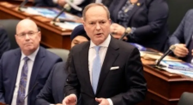 Ontario spends $766 million from emergency funds to cover budget shortfall.