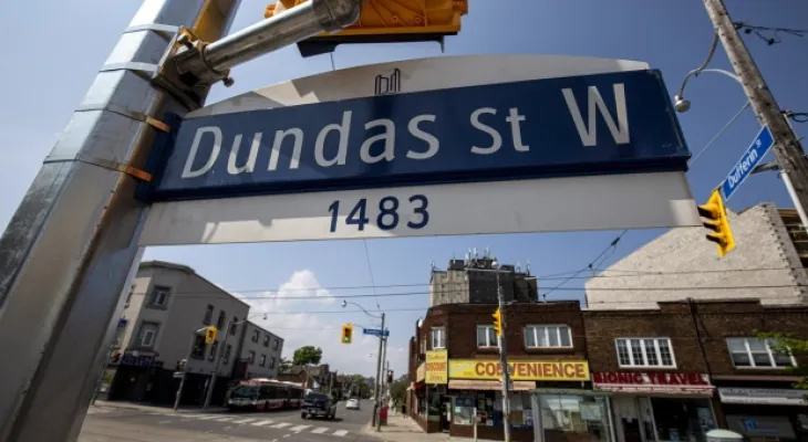 Is renaming Dundas Street in Toronto a "significant step" or "wasteful spending"?