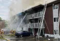 4 people injured in a fire in several houses southeast of Ottawa