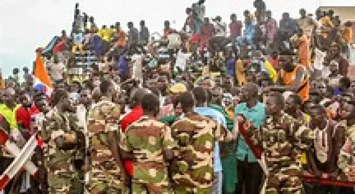 Failed talks between the military council and the "ECOWAS" delegation in Niger.