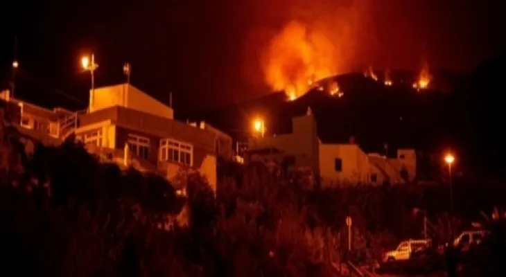 Evacuation of about 26,000 people from the Spanish island of Tenerife as wildfires rage.